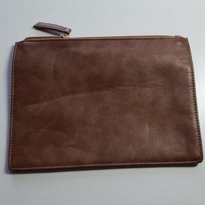 Leather Zipper Pouch